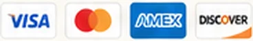 Visa, Mastercard, American Express, Discover